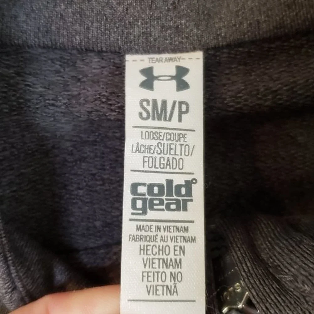 Under Armour Women's Zip Up Gray Jacket Size Small